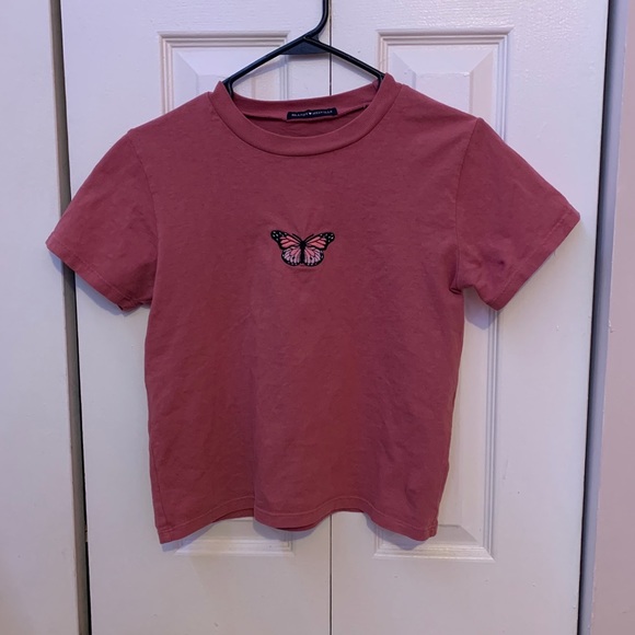 Brandy Melville Tops - brandy melville butterfly shirt